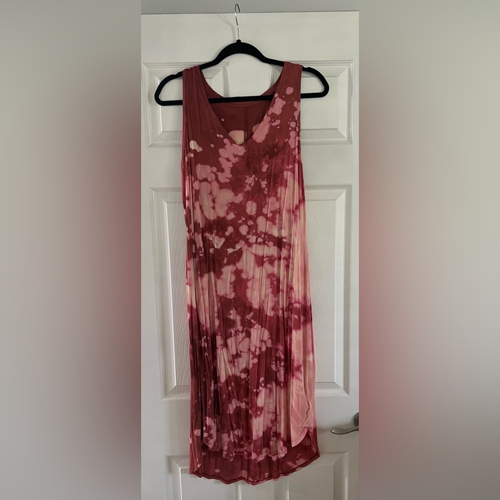 Tie Dye Mini Tank Swing Dress